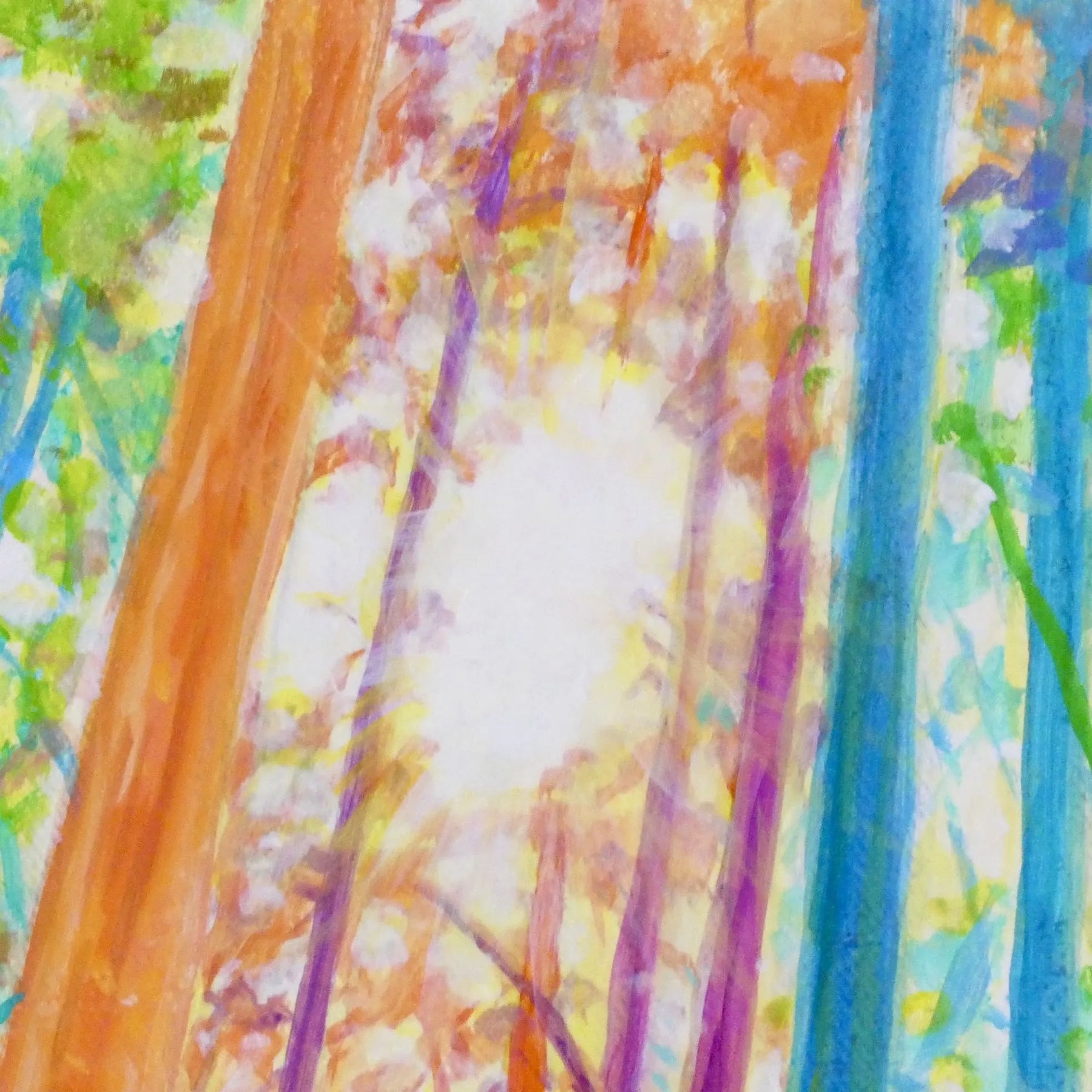 色彩の森 青い鳥