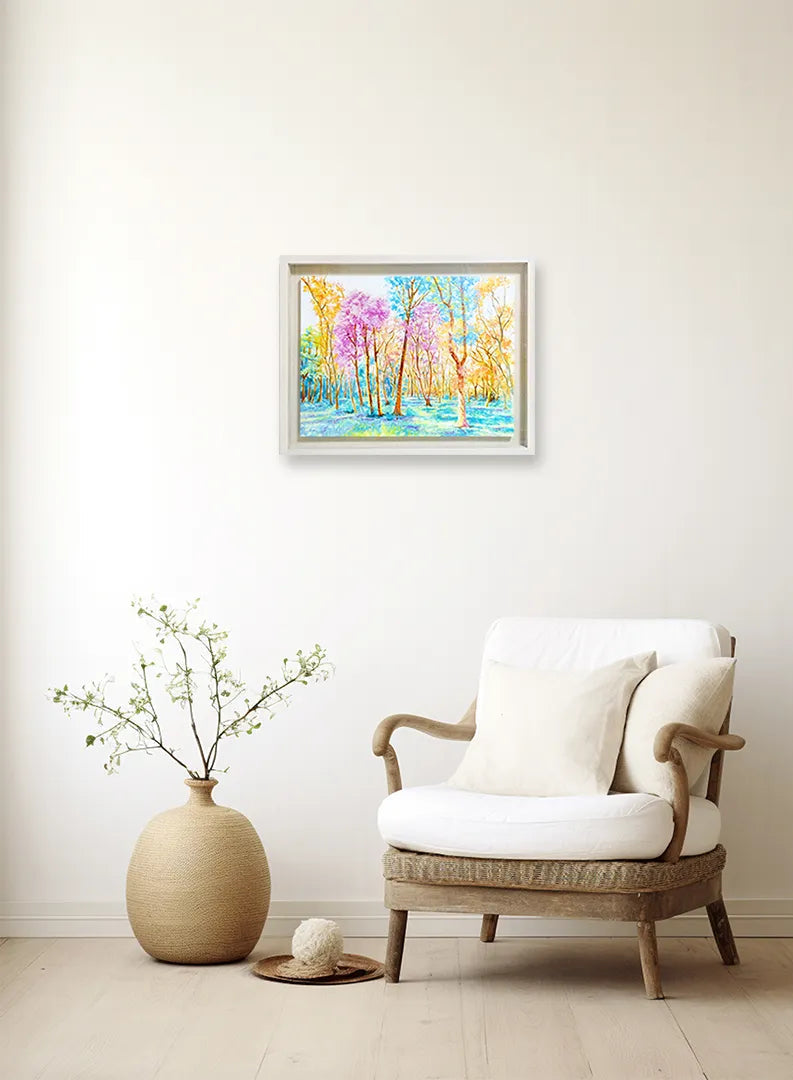 色彩の森 木々の中で